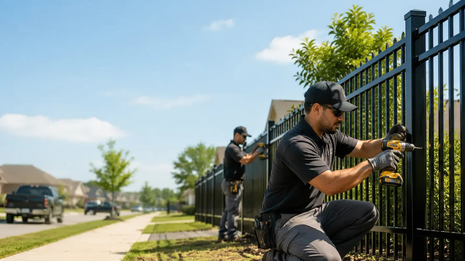 Metal Fence Installation in Baird, TX